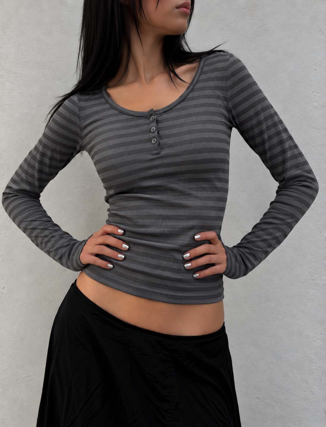 Stripe Henley