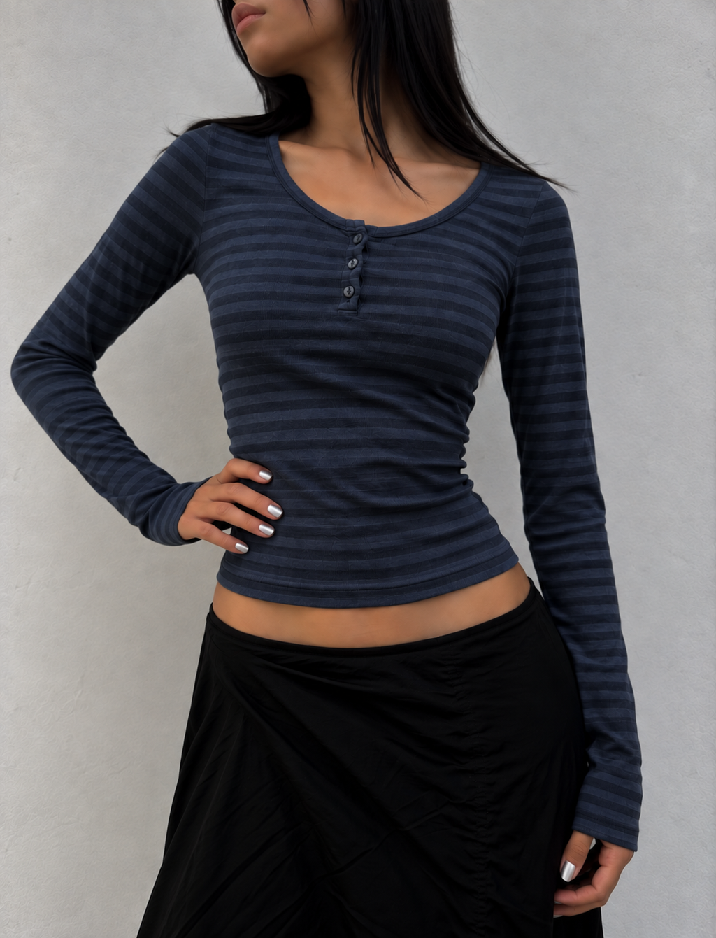 Stripe Henley