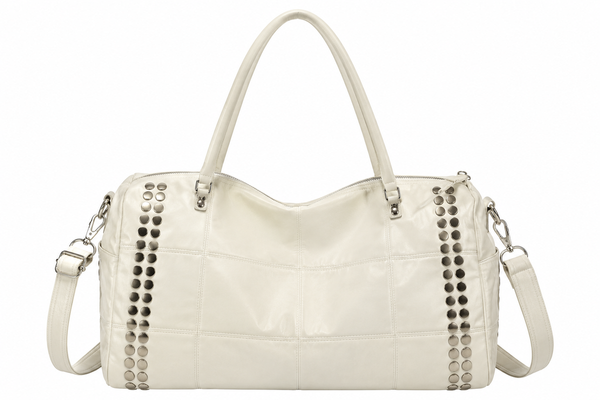 Studded Moto Bag