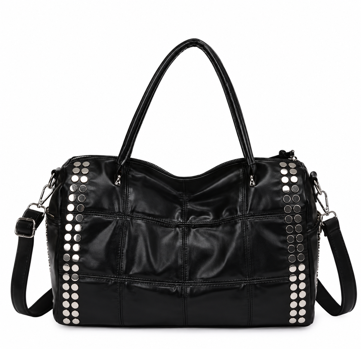 Studded Moto Bag